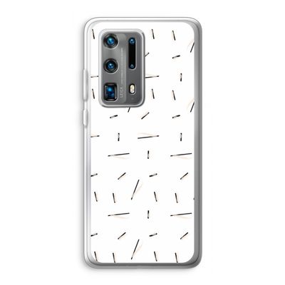 Hipster stripes: Huawei P40 Pro Plus Transparant Hoesje