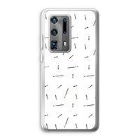 Hipster stripes: Huawei P40 Pro Plus Transparant Hoesje