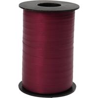 Creativ Company Cadeaulint, b: 10 mm, matt, donkerrood, 250 m/ 1 rol
