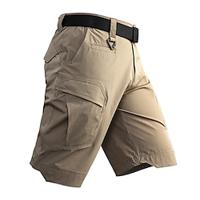 Voor heren Tactische korte broek Cargoshorts Korte broek Wandelshorts nappi Meerdere zakken Effen Draagbaar Korte Buiten Dagelijks KamperenWandelen Katoenmix Modieus Klassiek Zwart Khaki Lightinthebox - thumbnail