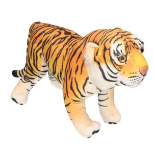 Living Earth serie - Pluche knuffel dieren Bruine Tijger van 38 cm