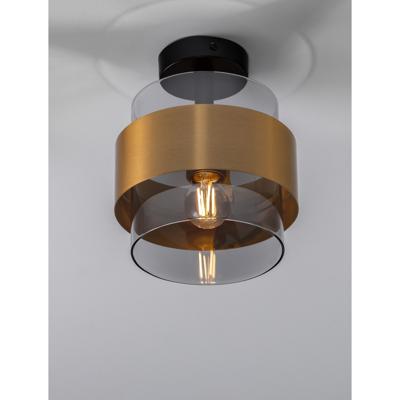 Lyora PlafondlampSianna Ø 18cm zwart met goud - 9236384