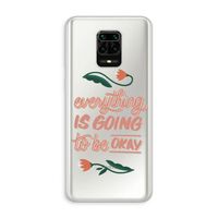 Optimistic flower girl: Xiaomi Redmi Note 10 Lite Transparant Hoesje