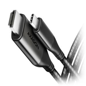 AXAGON RVC-HI2MC USB-C-kabel HDMI / USB-C Aansluitkabel HDMI-A-bus 1.8 m Zwart