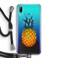Grote ananas: Huawei P Smart (2019) Transparant Hoesje met koord