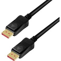 LogiLink DisplayPort AV Aansluitkabel [1x DisplayPort - 1x DisplayPort] 10 m Zwart