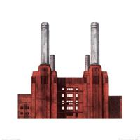 Kunstdruk Barry Goodman Battersea Power Station 40x40cm