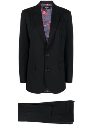 DSQUARED2 costume à simple boutonnage - Noir