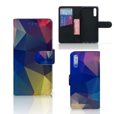 Huawei P20 | Book Case | Polygon Dark