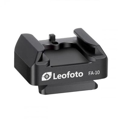 Leofoto FA-10 Cold shoe mount "V" type self quick lock system