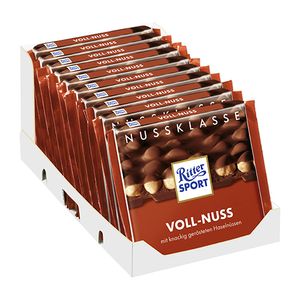 Ritter Sport - Melk Hele Hazelnoot - 10x 100g