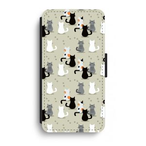 Katten: iPhone XR Flip Hoesje
