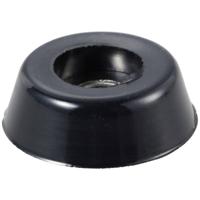 TRU COMPONENTS TC-11654308 Apparaatvoet Verschroefbaar, Rond Zwart (b x h) 15 mm x 5 mm 1 stuk(s) - thumbnail