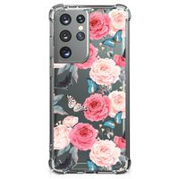 Samsung Galaxy S21 Ultra Case Butterfly Roses - thumbnail