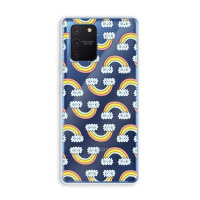 Regenboog: Samsung Galaxy Note 10 Lite Transparant Hoesje
