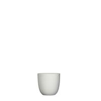 Bloempot Pot rond es/7 tusca 7.5 x 8.5 cm wit mat Mica - Mica decorations