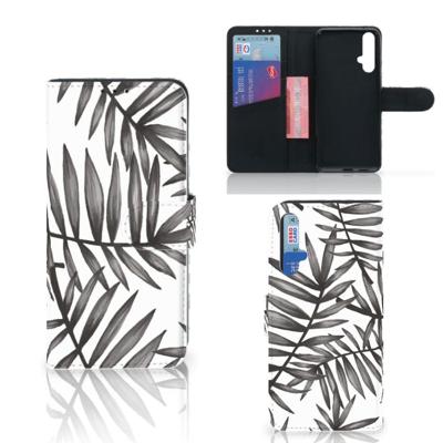 Honor 20 Hoesje Leaves Grey Honor 20 Hoesje Leaves Grey