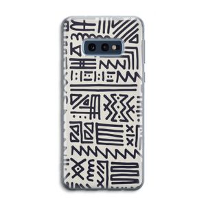 Marrakech print: Samsung Galaxy S10e Transparant Hoesje