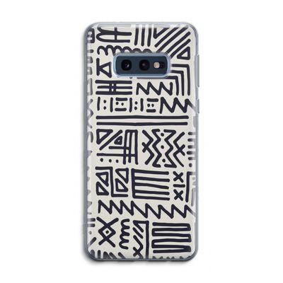 Marrakech print: Samsung Galaxy S10e Transparant Hoesje