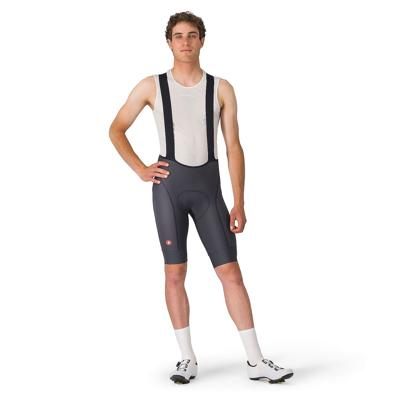 Castelli competizione 2 bibshort donkergrijs heren