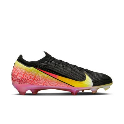 Nike Zoom Mercurial Vapor 16 Vinicius Junior Elite Gras Voetbalschoenen (FG) Zwart Geel Roze Groen