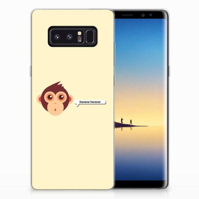 Samsung Galaxy Note 8 Telefoonhoesje met Naam Monkey Samsung Galaxy Note 8 Telefoonhoesje met Naam Monkey