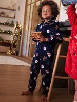 Onesie pyjama kerst jongens marineblauw Onesie pyjama kerst jongens marineblauw