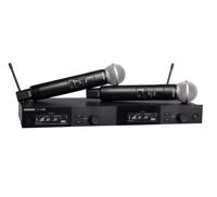 Shure SLXD24DE/SM58-G59 - dubbel digitaal draadloos systeem met twee zenders/handmicrofoons (470 - 514 MHz)
