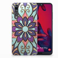 Huawei P20 Pro TPU Case Purple Flower - thumbnail