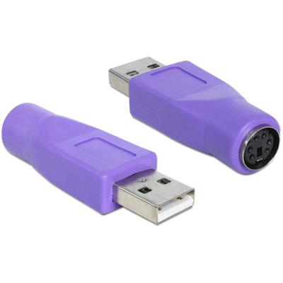 Delock USB 2.0 Adapter [1x USB-A-stekker - 1x PS/2-bus] 65461
