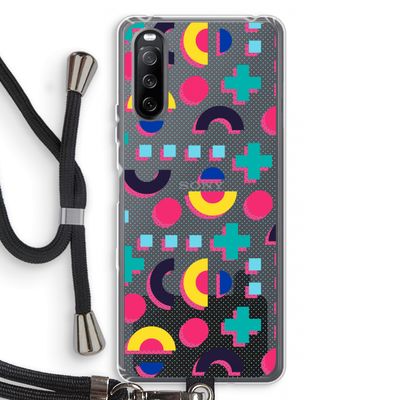 8-bit N°2: Sony Sony Xperia 10 III Transparant Hoesje met koord