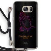 Praying For My Haters: Samsung Galaxy S7 Transparant Hoesje met koord
