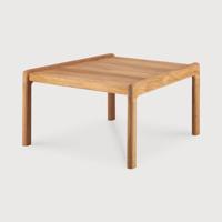 Ethnicraft Outdoor Bijzettafel 'Jack' Teakhout, 54 x 54cm, kleur Naturel