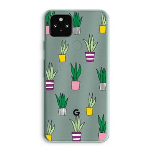 Sanseveria: Google Pixel 5a 5G Transparant Hoesje