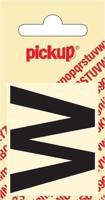 Plakletter Helvetica 40 mm Sticker zwarte letter w Pickup - Pickup