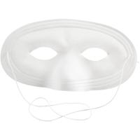 Creativ Company Masker, h: 10 cm, b: 17,5 cm, wit, 1 stuk