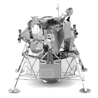 Eureka metal earth apollo lunar module zilver editie