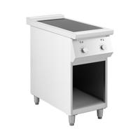 Inductiekookplaat - 8500 W - 2 kookplaten - tot 260 °C - roestvrij staal - Royal Catering