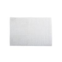 MSV Badkamerkleed/badmat voor op de vloer - ivoor wit - 60 x 90 cm - Microvezel - Badmatjes - thumbnail