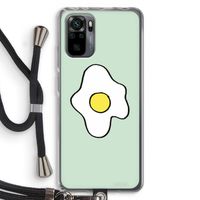 Spiegelei: Xiaomi Redmi Note 10 Pro Transparant Hoesje met koord