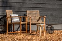 Teak tuinstoel Blitar (set van 2 stoelen) Tuindeco - Tuindeco