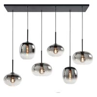 Hanglamp Bellini smoke-helder 6 lichts