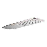 Hoofddouche Tres Selection | 55x16 cm | Rechthoek | RVS look
