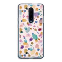 Terrazzo Memphis Pink: OnePlus 7 Pro Transparant Hoesje