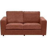 Leen Bakker - Bank Stuttgart 2-zits - Terra - Stof - Rood - 94x170x80 Cm