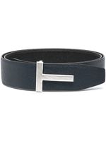 TOM FORD ceinture en cuir à boucle logo - Noir - thumbnail