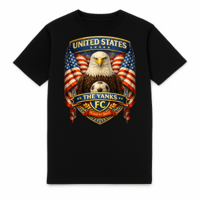 FC ELEVEN - Verenigde Staten The Yanks Heavy T-Shirt - Zwart