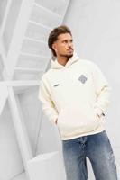 Equalité EQLT Hoodie Heren Gebroken Wit - Maat M - Kleur: DonkerblauwGebroken Wit | Soccerfanshop