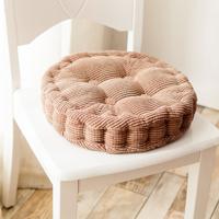Verdikte ronde computer Stoelkussen vloermatten voor Office klas Home grootte: 43x43cm (koffie) Verdikte ronde computer Stoelkussen vloermatten voor Office klas Home grootte: 43x43cm (koffie)