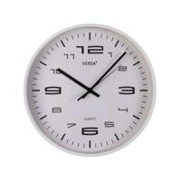 Muurklok Versa Wit Plastic 30 x 30 x 4 cm